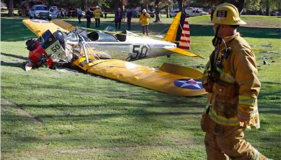 Harrison Ford S Son Dad Is Battered But Ok After Plane Crash Video