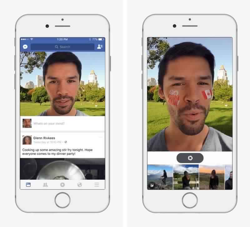 Facebook Tests Snapchat-Like Selfie Filters (Video) - Canada Journal