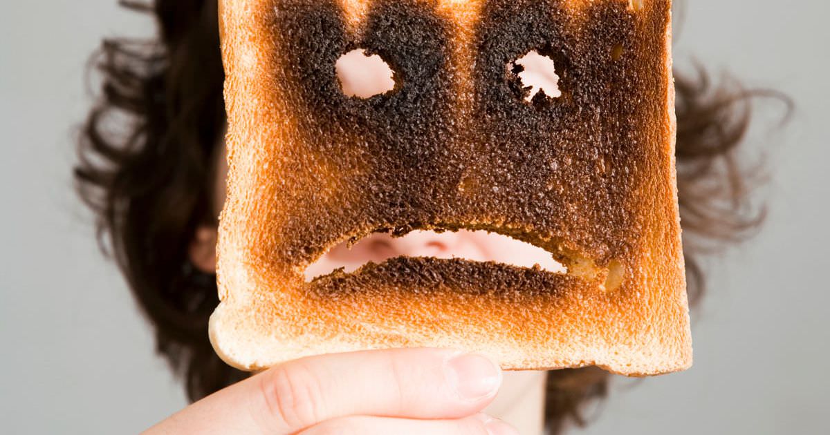 Image result for burnt toast eating