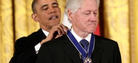 Barack Obama Awards Medal of Freedom to Clinton