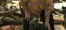 Woman finds dog alive in rubble from Oklahoma tornado