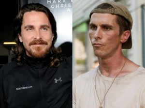 Actor Christian Bale lost 63 pounds for The Machinist