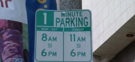 1-Minute Parking Sign in Brentwood Taken Down