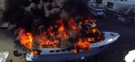 $24M yacht destroyed in fire