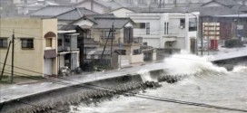 Typhoon Halong Inundates Japan