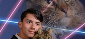 Draven Rodriguez : Student's weird cat yearbook photo bid