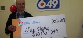 Nova Scotia lottery winner collects $13.8-million prize