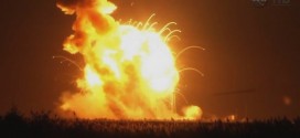 Rocket explodes with student experiments on board