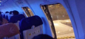 Chinese Passengers open plane door ahead of take off