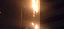 Dubai Fire - Video : Building in Dubai's Marina district in flames