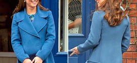 Duchess Kate Switches Her Hair Up to a Knotted Half-Up Hairstyle (Photo)