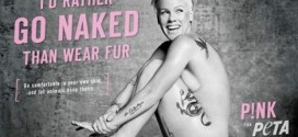 Pink Goes Naked For PETA (Photo)