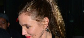 Cameron Diaz's New Look: Actress Dyes Hair Darker "Plus, See Her Edgy Nose Piercing"