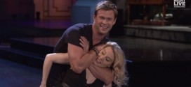 Chris Hemsworth Fail at 'Dirty Dancing' Lift in 'SNL' Promo (Video)