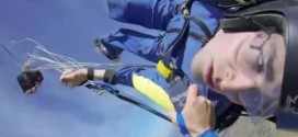 Skydiver survives seizure during jump (Video)