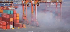 Trichloroisocyanuric acid burning at Port Metro Vancouver (Video)