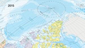 Arctic sea ice gains can be seen on new government map of Canada (Photo)