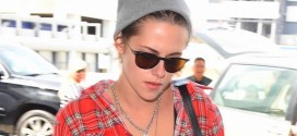 Kristen Stewart Has Perfect Makeup-Free Skin At LAX on April 5, 2015