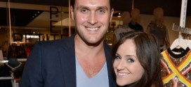 Owain Yeoman : TV star welcomes baby