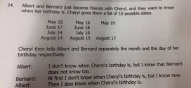 'So when is Cheryl's birthday?' Singapore math question for kids stumps internet