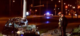 One dead, One in hospital, in Brampton single vehicle collision