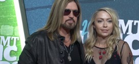 Brandi Cyrus Flaunts Her Figure in See-Through Dress at CMT (Photo)