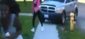 Dad Run Over Teens : Illinois man tries to run over daughter's bullies in his truck (Video)