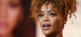 Rihanna slammed by anti-fur protesters at perfume launch in New York (Video)