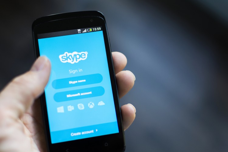skype online offline icons