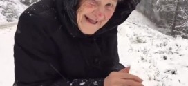 Albina: 101-Year-Old Woman Playing In The Snow Will Make Your Day (Video)