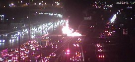 Two dead in fiery multi-vehicle crash on QEW, OPP say