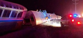 Amtrak train derails in southwest Kansas, injuring 29 people