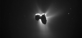 Rosetta Comet 67P Backlit By the Sun (Photo)