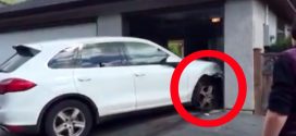 Expensive Porsche SUV ruined in teen's parking panic (Video)