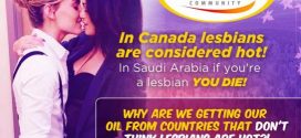 Oil sands group apologizes for 'Hot lesbians' ad (Photo)