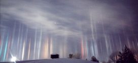 Alien Lights: Mysterious-looking light pillars have appeared in the night sky (Video)