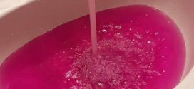 Hot pink water shocks residents of Alberta town (Video)